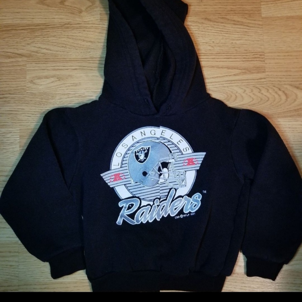 {VINTAGE} 1991 RAIDERS HOODIE
